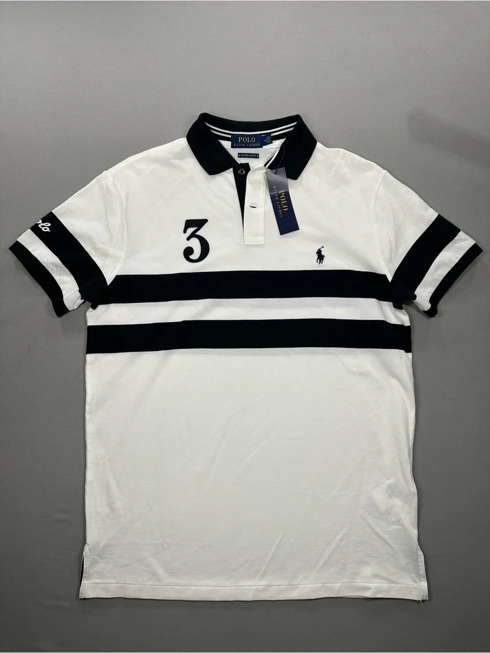 NWT Polo Ralph Lauren Custom Slim Fit Short-Sleeve Polo Shirt - Mens Medium